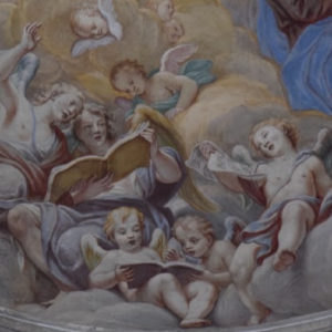 Affresco nella chiesa di Santa Caterina