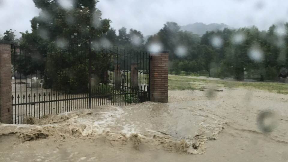 Forti Temporali E La Strada Diventa Un Fiume Di Fango - La Vita Casalese