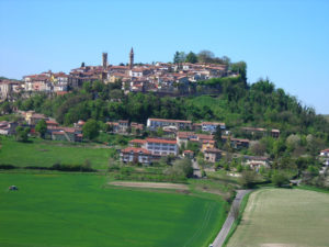  veduta del paese di rosignano